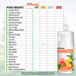 side by side comparison between 3 leading competitors and how painzen pain relief lotion has the most natural ingredients by far